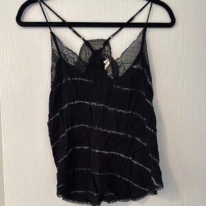 Lovestitch Black Asymmetrical Camisole